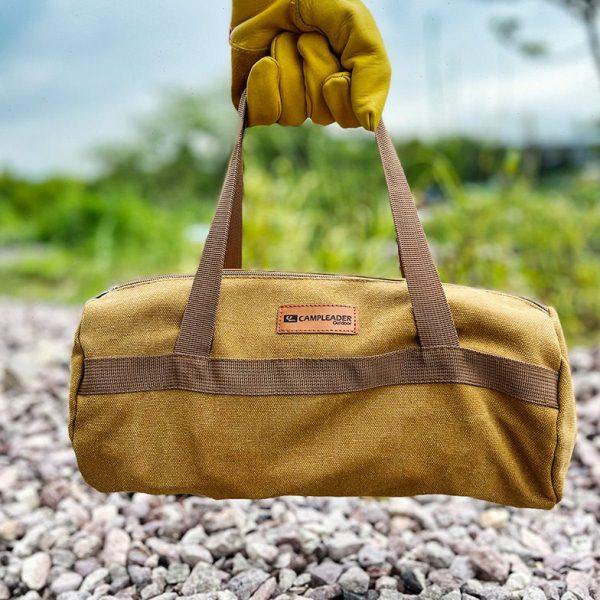 户外野营工具包地钉袋手提圆筒包便携结实耐用地钉锤子帆布收纳包,淘宝优惠券,粉丝福利购,淘宝优惠卷