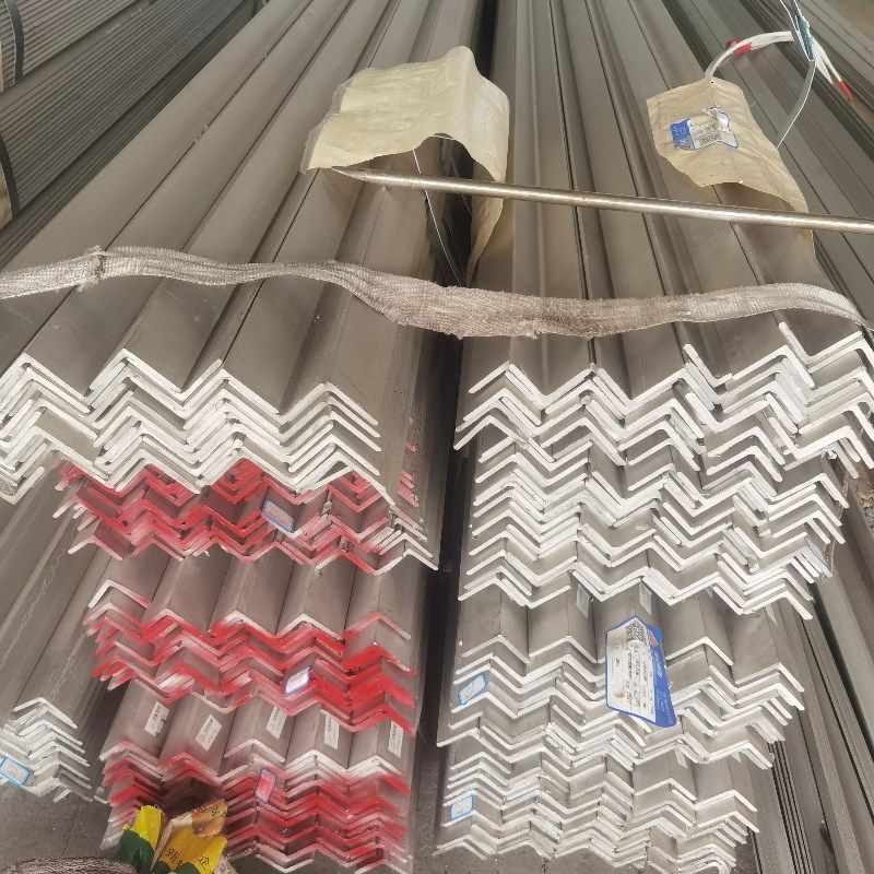 304不锈钢角钢316角铁201等边y三角钢L型支架打孔零切抛光50*50/4 - 图1