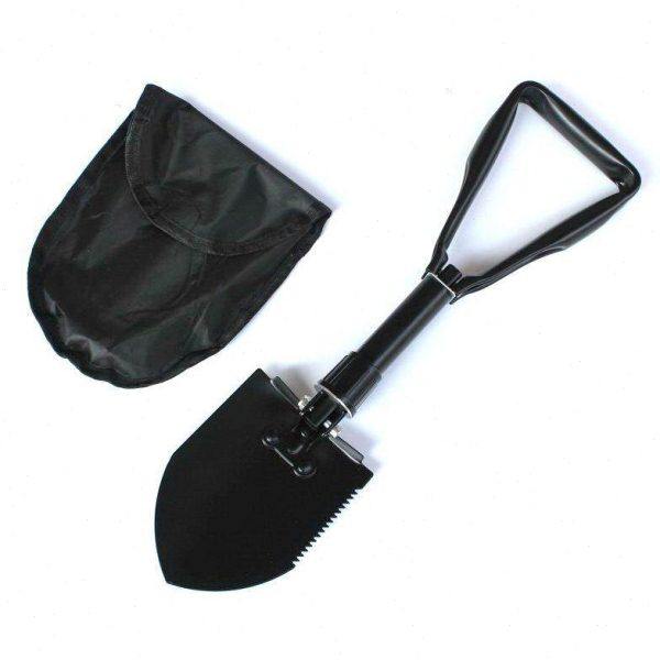 户外用品装备折叠铲工兵铲 车载折叠铁锹 野营铲中号黑色多功能,淘宝优惠券,粉丝福利购,淘宝优惠卷