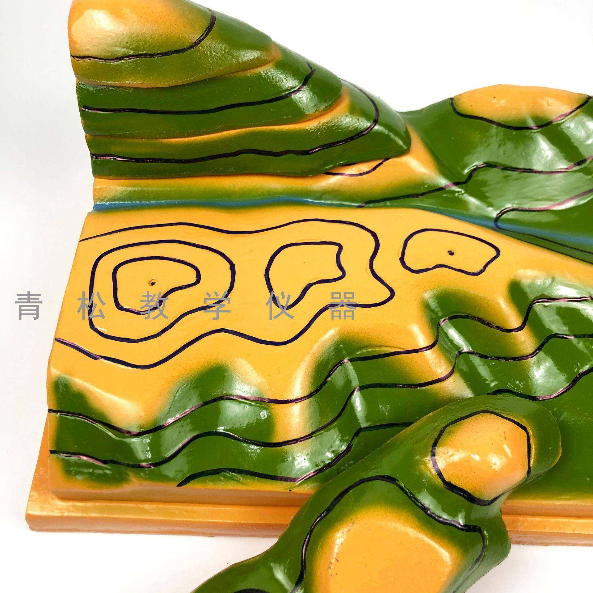 J4015等高线地形34015图器判中读模型初高学地理地貌教学仪教3具,淘宝优惠券,粉丝福利购,淘宝优惠卷