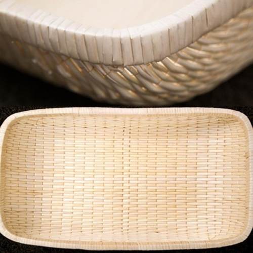 柳编筐笸箩藤PZN编纳簸箩馒头现收捞箩筐筐簸箕柳条饼馍筐长方形 - 图0