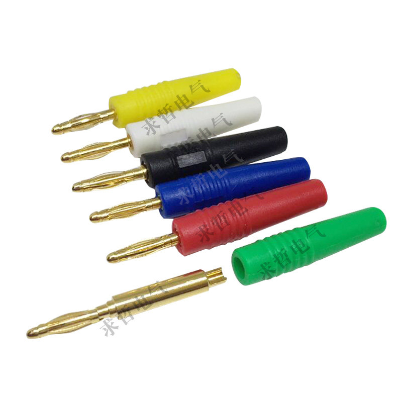 2mm 纯铜镀真金香蕉插头插座测试端子连接器可用于EZ-301A  LC,淘宝优惠券,粉丝福利购,淘宝优惠卷