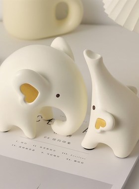 大象摆饰轻奢高i档酒柜装饰品客厅餐柜家居好物办公室高级感礼物