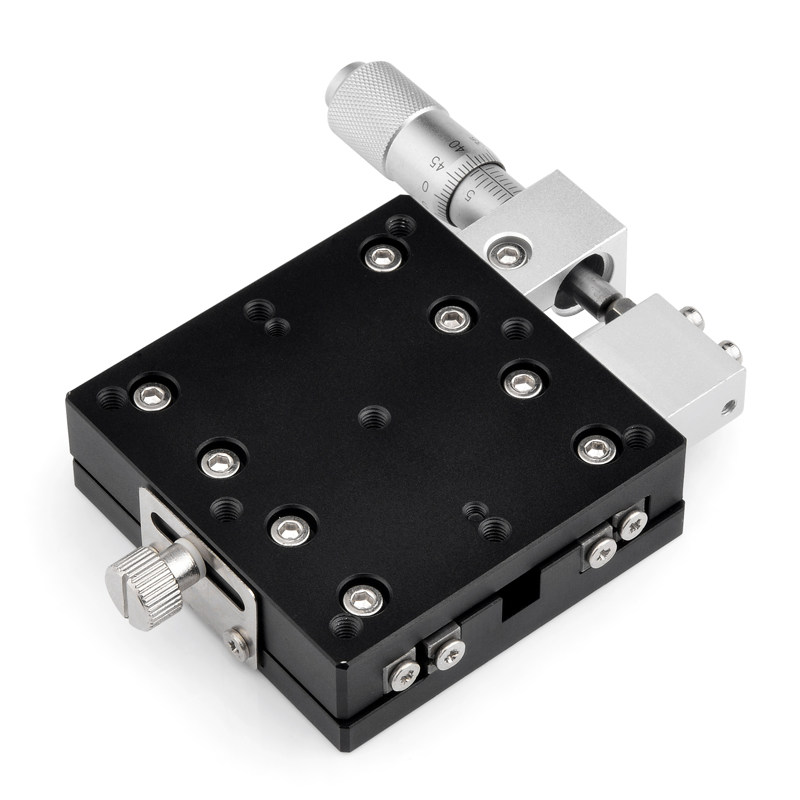 X轴位移平台光学LX30/40/60/80/90//125手动精密微调一体滑台 - 图1