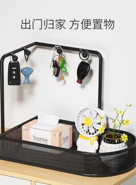 门口放钥匙神器i挂门口车钥匙收纳摆件置物架入户玄关桌面装饰家