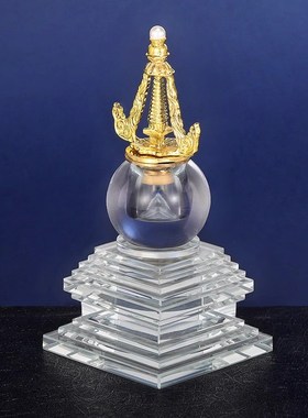 水晶塔菩提塔家用装藏佛塔可打开装物件菩提塔Q舍利宝塔噶当塔摆
