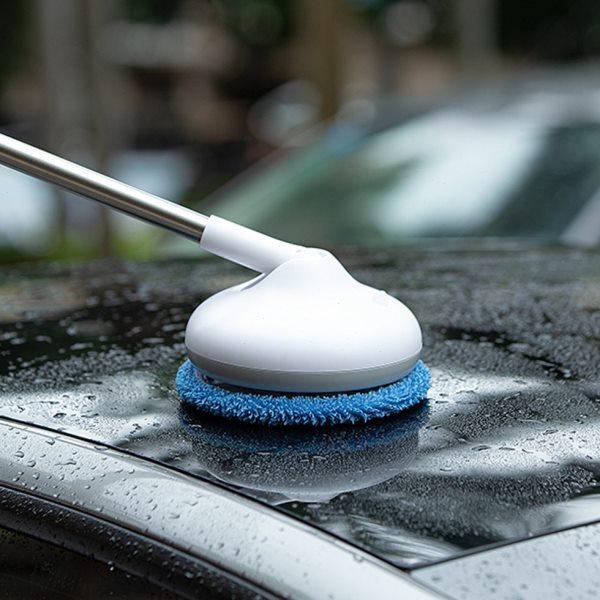 无线电动洗车拖把频电动旋转洗车刷省力伸缩杆车身车顶洗车机器,淘宝优惠券,粉丝福利购,淘宝优惠卷