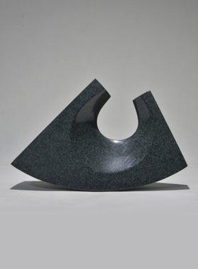 抽象艺术雕塑摆件石材简约样w板房家居饰品石雕玄关电视柜摆设定