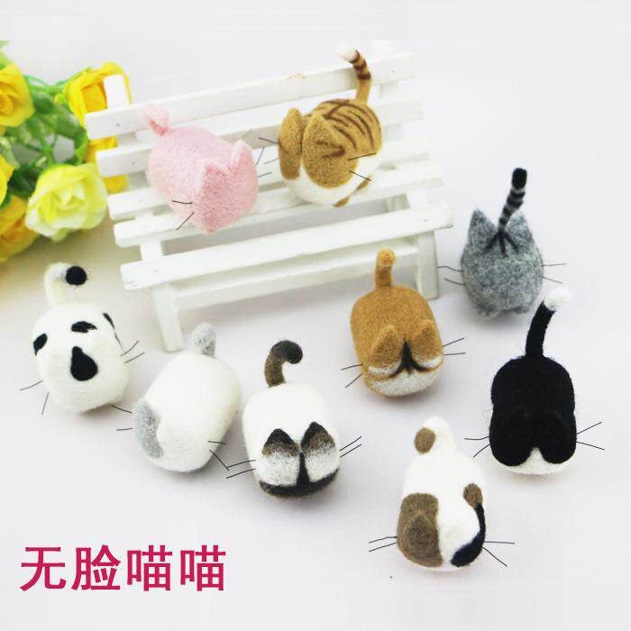 羊毛毡材料戳戳乐手工创意礼盒新手材料包送工具送教程别针 - 图2