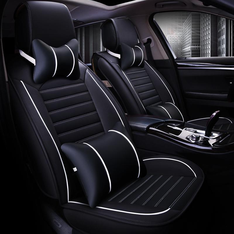 汽车坐垫四季通用全包新朗逸迈腾途观凯美瑞哈弗H6蒙迪欧奇骏座垫 - 图0