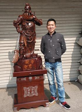 武财神关公 关帝神威 树脂工艺品 落地大摆件 风水 开业装饰礼品