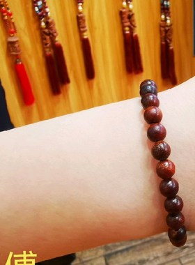 老桃木树根女款情侣手链雷v击木本命年不怕水不掉色男女款包邮