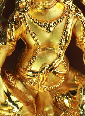 黄财像民族工艺品随身镀金小尺寸雕花迷你车载居家X创意迷你摆件