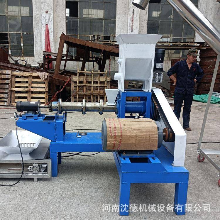 狗粮猫粮饲料膨化机玉米粉骨粉膨化饲料机水产漂浮颗粒自制机 - 图0