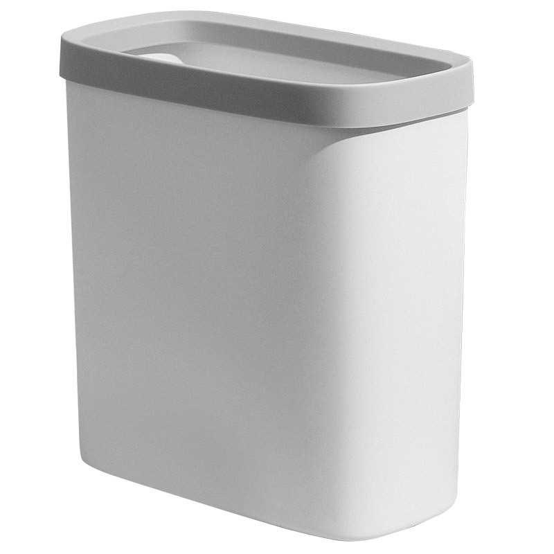 垃圾桶家用夹缝厕所卫生间客厅带盖窄缝长方形按R压式浴室防水现 - 图3