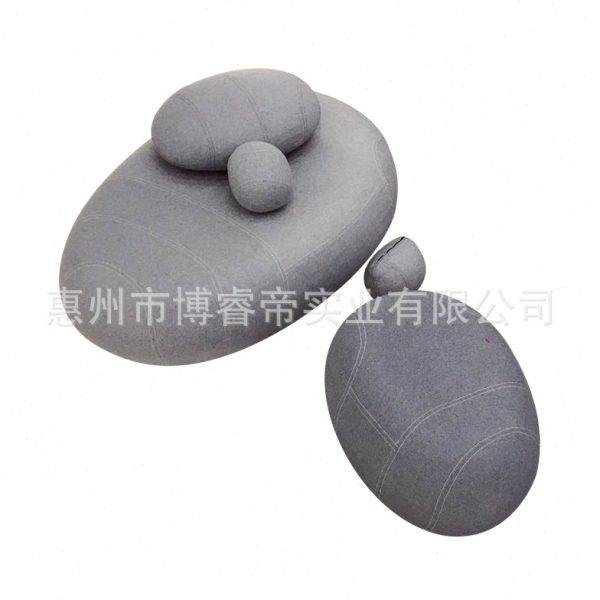 现货鹅卵石造型软包沙发商场酒店售楼部美陈等候玻璃钢休闲椅系列,淘宝优惠券,粉丝福利购,淘宝优惠卷