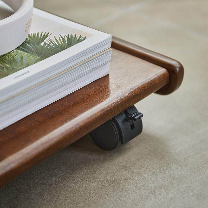 实推木边移动茶几带置轮小方桌客厅沙发边柜侧边无品牌/柜车床几,淘宝优惠券,粉丝福利购,淘宝优惠卷