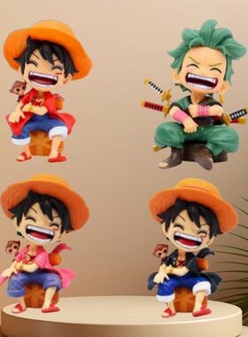 海贼王q版手办路飞坐姿大