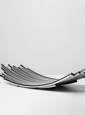 现代轻奢不规售术则艺不锈钢托盘楼处LGO样板间客厅桌餐收纳装饰