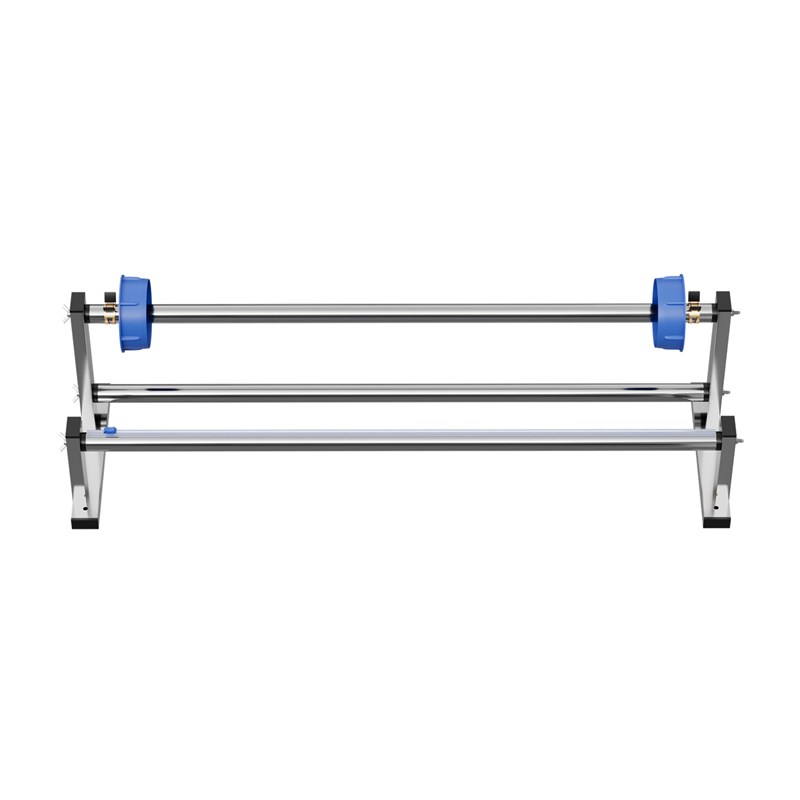缠绕膜打包器支架不锈钢缠绕裹包机薄膜保L鲜膜切割器可调拉膜神 - 图2