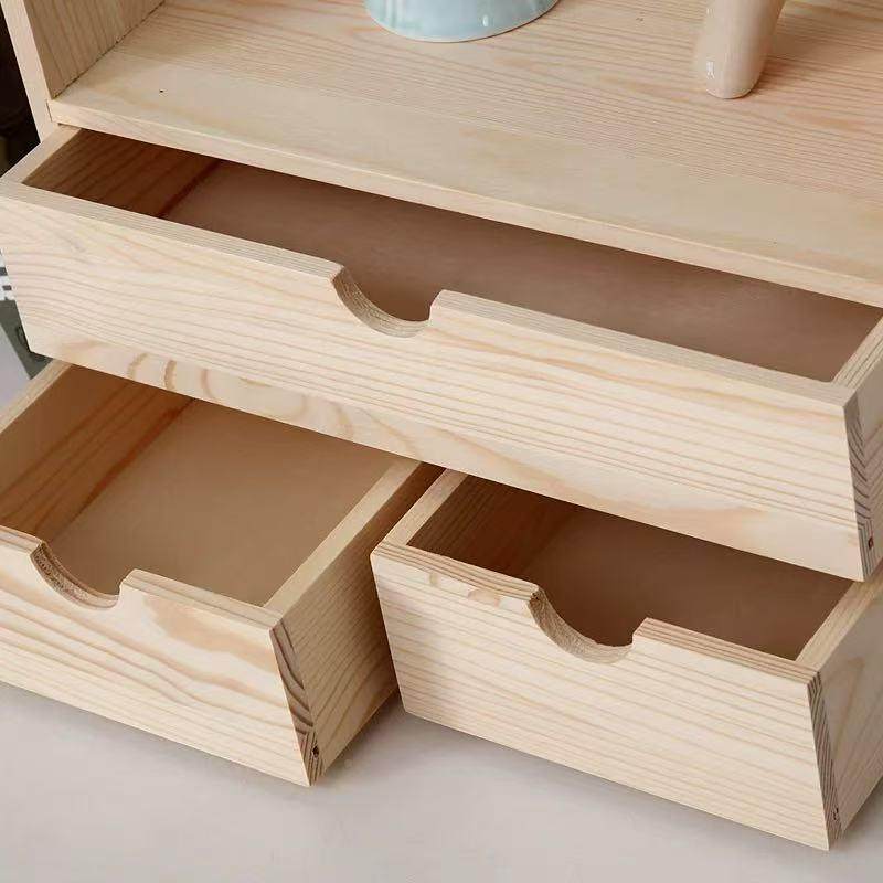 088现货免安装桌面收纳理盒公桌面收纳柜抽整储屉式实木物柜办置,淘宝优惠券,粉丝福利购,淘宝优惠卷