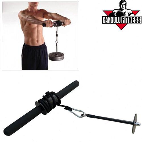 小臂力量训练器臂力腕力器负重卷绳手腕臂旋转力前臂千斤棒腕力器 - 图1