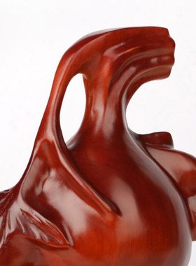 红木制葫芦工艺品福禄有余摆设 创意家居饰品装饰客厅摆件