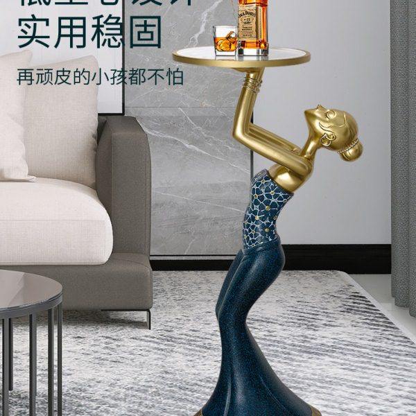 轻奢高级感落地摆件大型客厅角落电视柜沙发旁边几艺术家居装饰品,淘宝优惠券,粉丝福利购,淘宝优惠卷