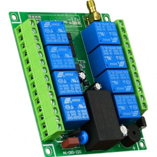 220V 12V24V无线遥控开关8路继电器电控箱36v48v灯具智能家用开关,淘宝优惠券,粉丝福利购,淘宝优惠卷