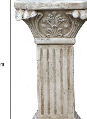 复古做旧 陶艺罗马柱 欧式庭院花园  花架 底座 落地装饰品 摆件