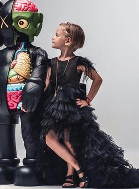 潮流kaws芝麻街玻璃钢户外商场网红店铺装饰卡通模型雕塑大型摆件