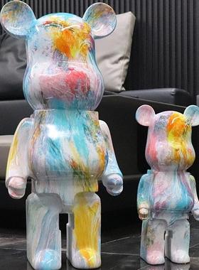 轻奢落地大型存钱罐摆件客厅沙发样板房店铺水转印装饰品