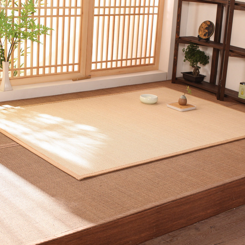 Japanese-style bamboo blanket mats, tatami carpets, floor mats, large balcony tea tables, bay window mats and cushions