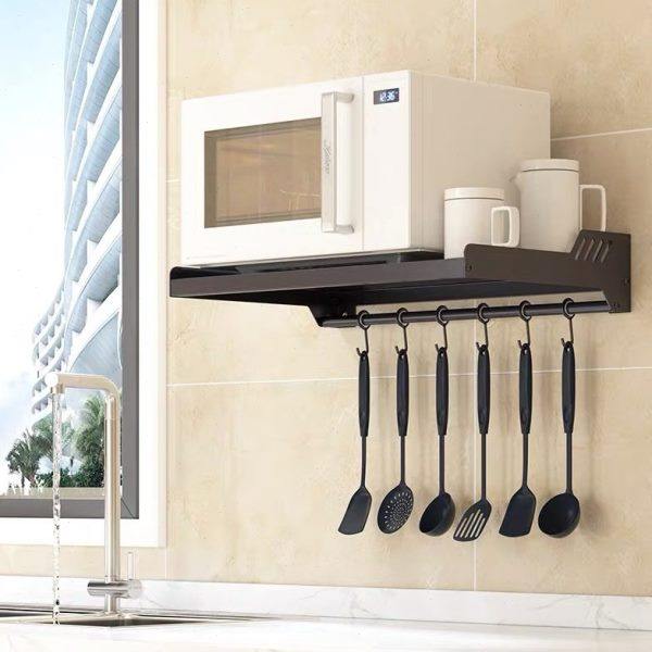 壁挂微波炉置物架家用厨房多功能挂墙式放烤箱墙上收纳架子,淘宝优惠券,粉丝福利购,淘宝优惠卷