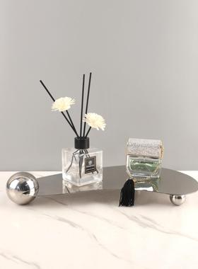 欧式简约装不锈钢桌面托盘客厅卧玄关楼处样板间软室无品牌/装家