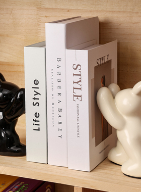 创意摆件现代简约k兔子书挡书立架玄关客厅酒柜电视柜轻奢家居装