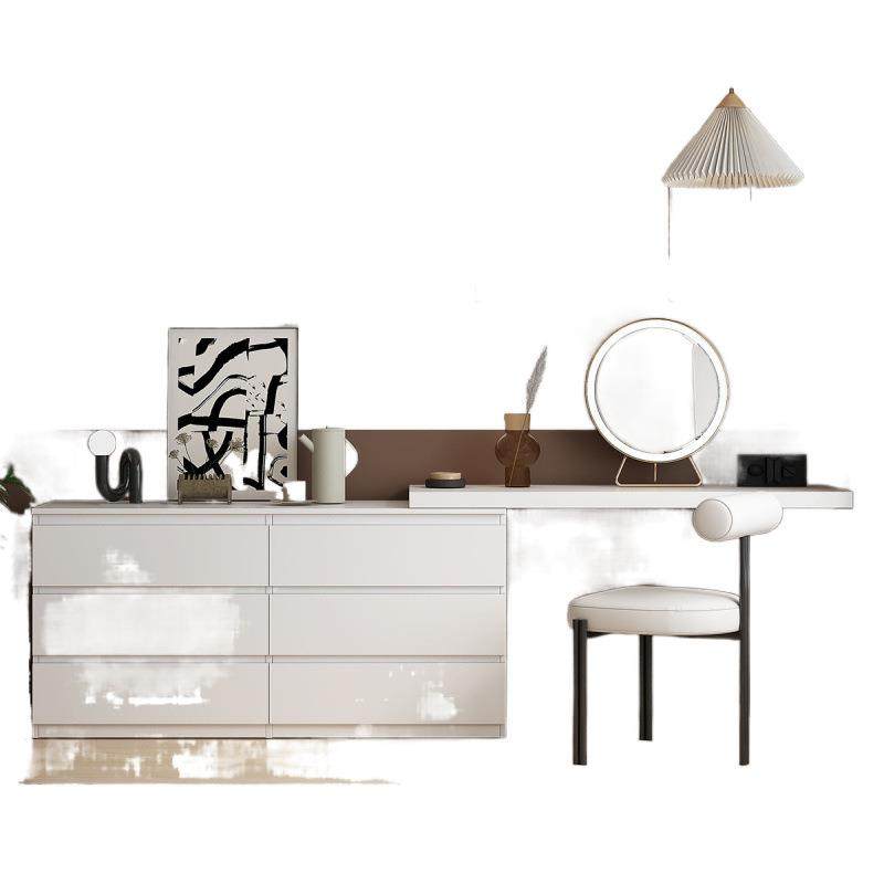 转角梳妆台卧室现一简约网红化妆桌书桌化妆台轻奢代六斗GEL柜体,淘宝优惠券,粉丝福利购,淘宝优惠卷