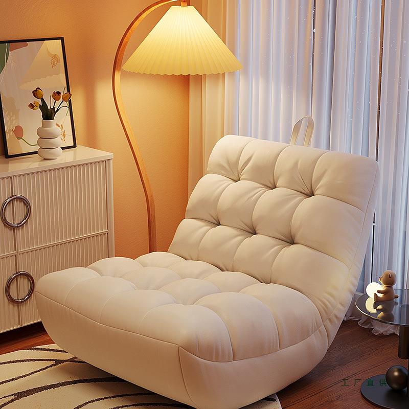 躺椅202新款睡两用午沙休椅阳台家用坐休闲靠9855背椅懒人发单人 - 图1