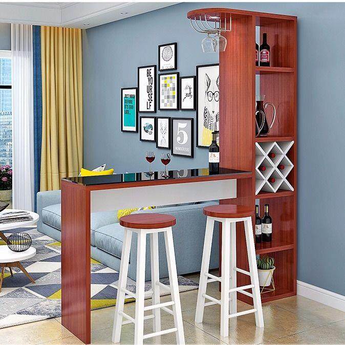 小吧台桌家用客厅隔断简约现代玄关高脚桌小户型酒柜吧台一体桌厂,淘宝优惠券,粉丝福利购,淘宝优惠卷