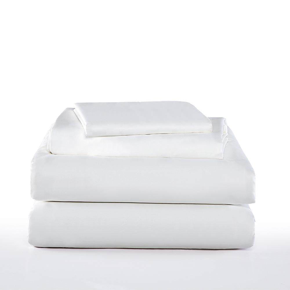 60支全棉贡缎酒店四件套 宾馆民宿酒店布草白色床单被套床品套件,淘宝优惠券,粉丝福利购,淘宝优惠卷