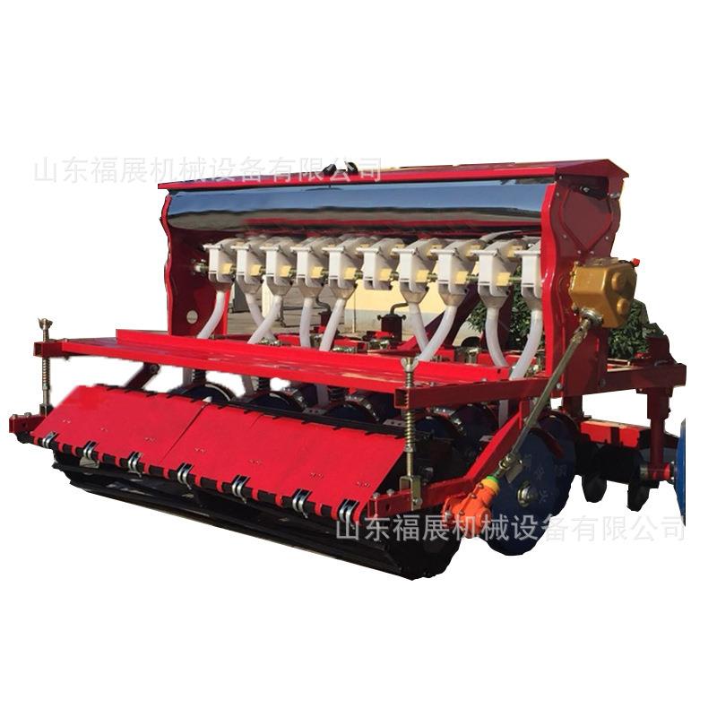 圆盘播种机旋耕播种施肥一体播种机 四轮带动悬浮式9行小麦种植机 - 图3