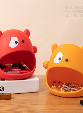 创意新款奶牛匙收纳摆件进门入户玄关家居桌面装饰品乔迁新居礼品