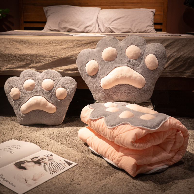 抱枕被子两用毯子二合一办公x室午睡小枕头沙发靠枕汽车载毛毯冬 - 图3