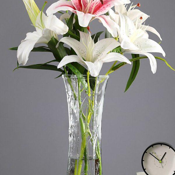 【二件套】玻璃花瓶透明水养富贵竹百合水培插花摆件客厅家用大号,淘宝优惠券,粉丝福利购,淘宝优惠卷