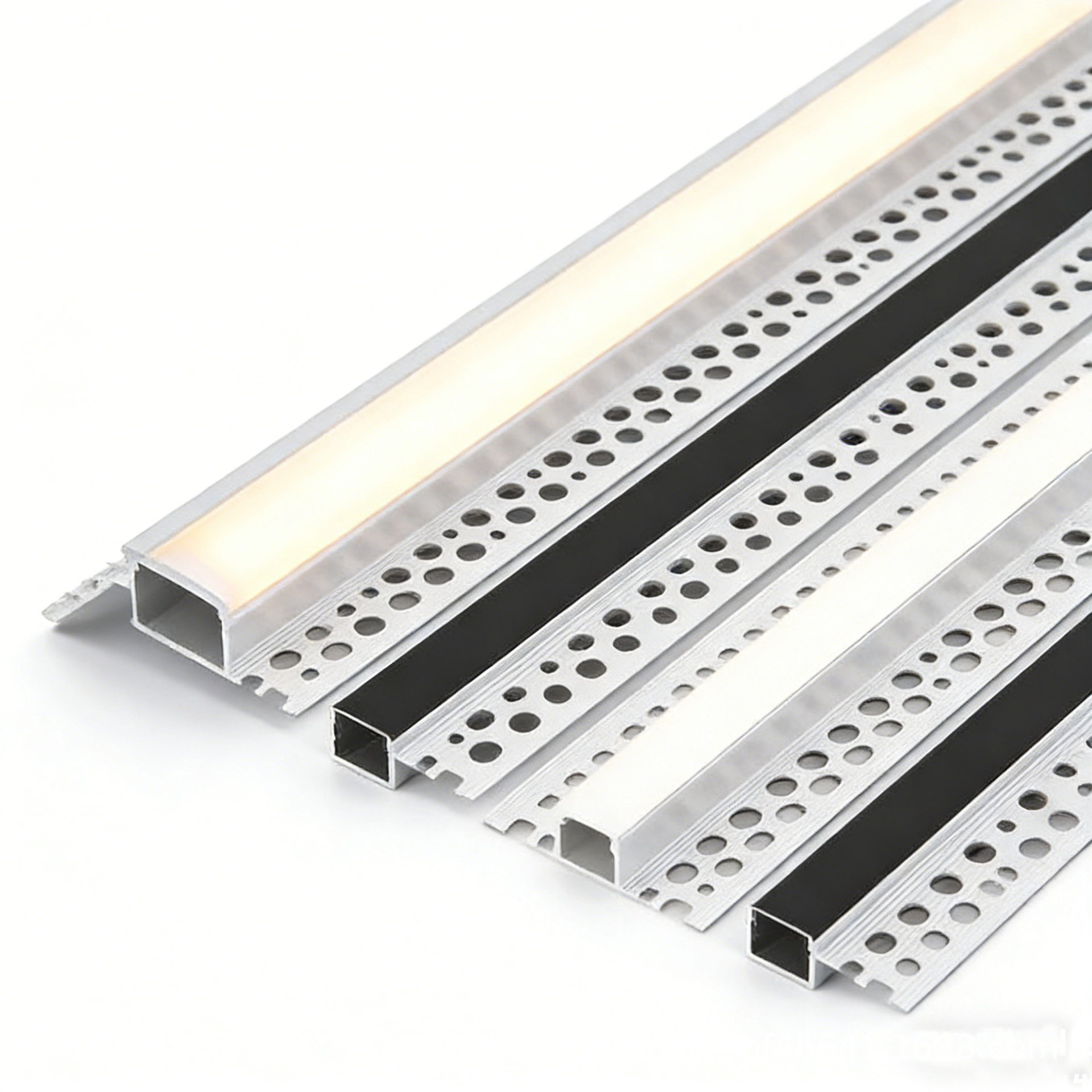 led线型灯槽线性灯双眼皮吊顶暗装led线条灯铝槽线型灯感应式控制,淘宝优惠券,粉丝福利购,淘宝优惠卷