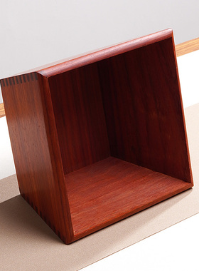 米斗老式升斗红木日进斗金拜斗实木榫卯招财M家用客厅创意木质摆