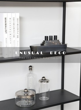 现代简约烟灰电镀水晶游轮船型摆件样板K间售楼部客厅书房装饰品