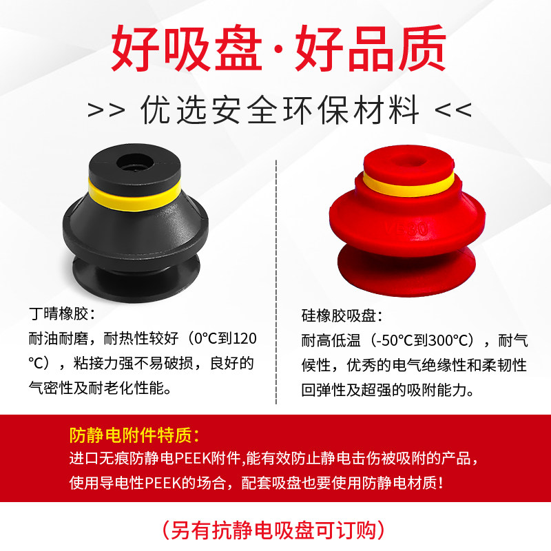 工业机械手真空吸盘气动波纹VB-5 7 10 15 20 25 30 40 50 75,淘宝优惠券,粉丝福利购,淘宝优惠卷