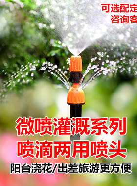 家用农用滴灌微喷雾化浇灌大棚喷淋降温自动浇花器双拨码式定时器