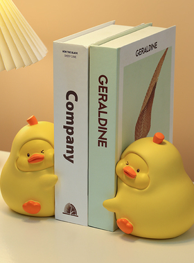 永不分梨抱抱鸭书挡治愈系小摆件办公桌面装饰P品情侣女生生日礼